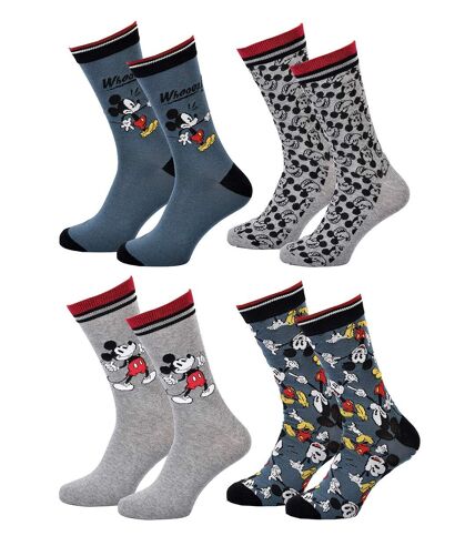 Chaussettes Pack Cadeaux Homme MICKEY Pack 4 Paires MICK24