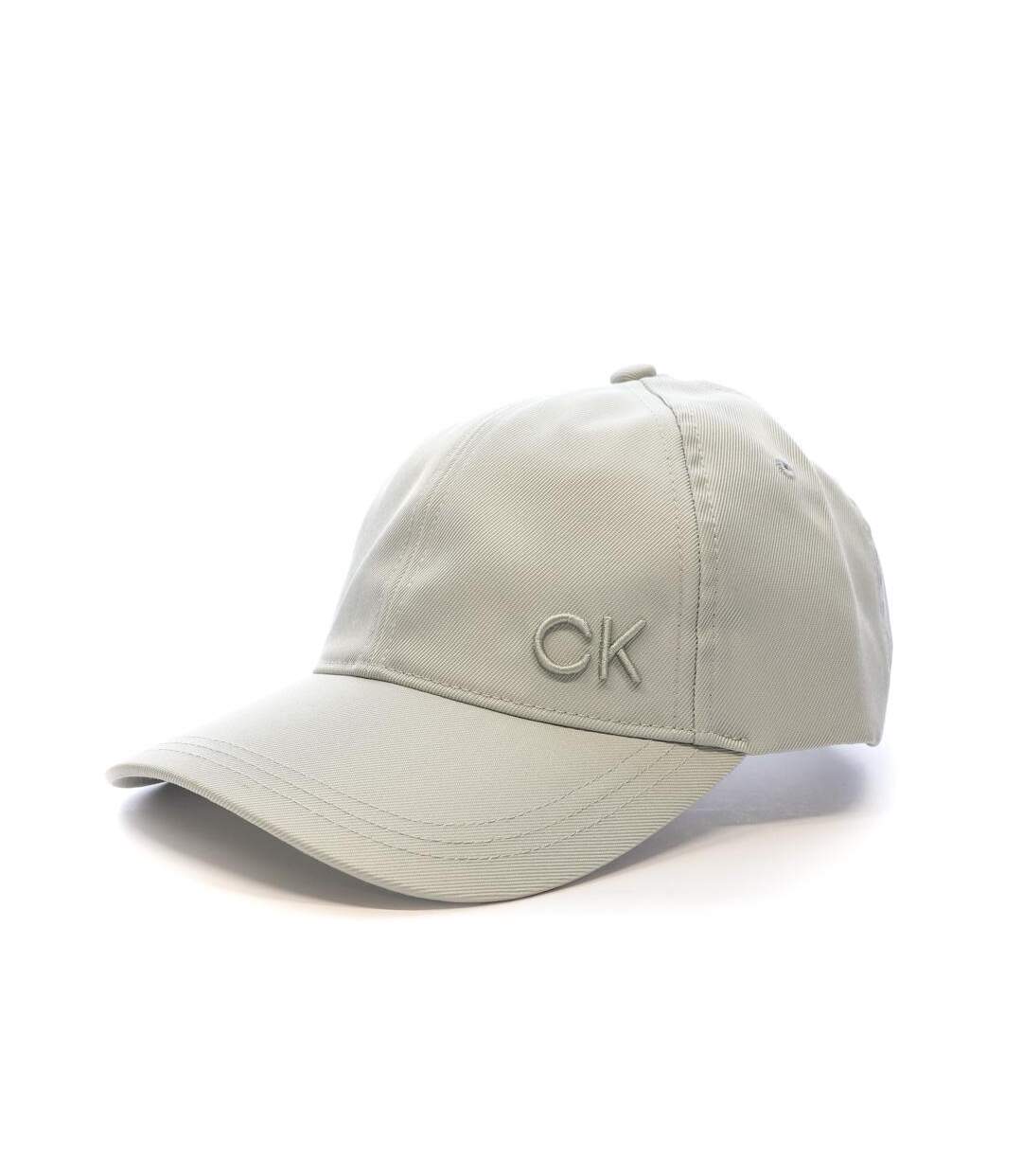 Casquette Grise Homme Calvin Klein Jeans Embroidery Shiny - Taille unique-1