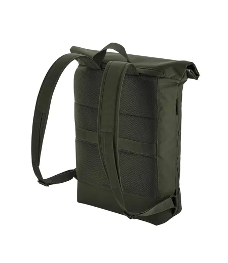 Simplicity Roll Top Backpack One Size Pine Green Bagbase