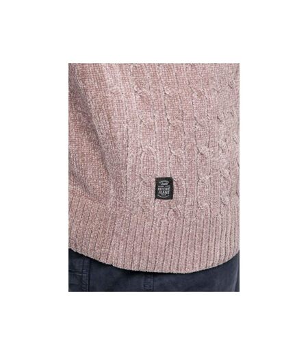 Pull ras de cou avec torsades LITURIN
