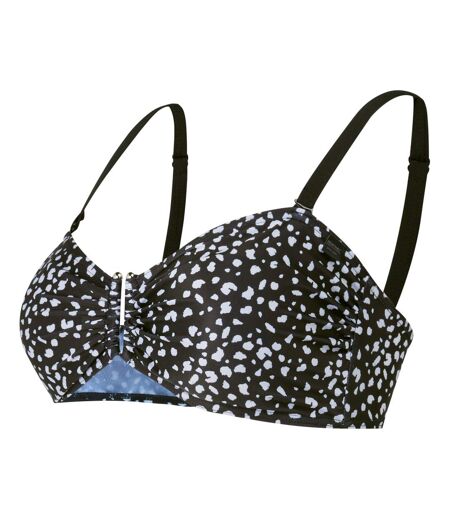 Haut De Maillot De Bain Aceana Femme Noir Blanc Regatta