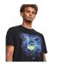 Mens Project Rock Wolf Heavyweight T-shirt Black Under Armour-4