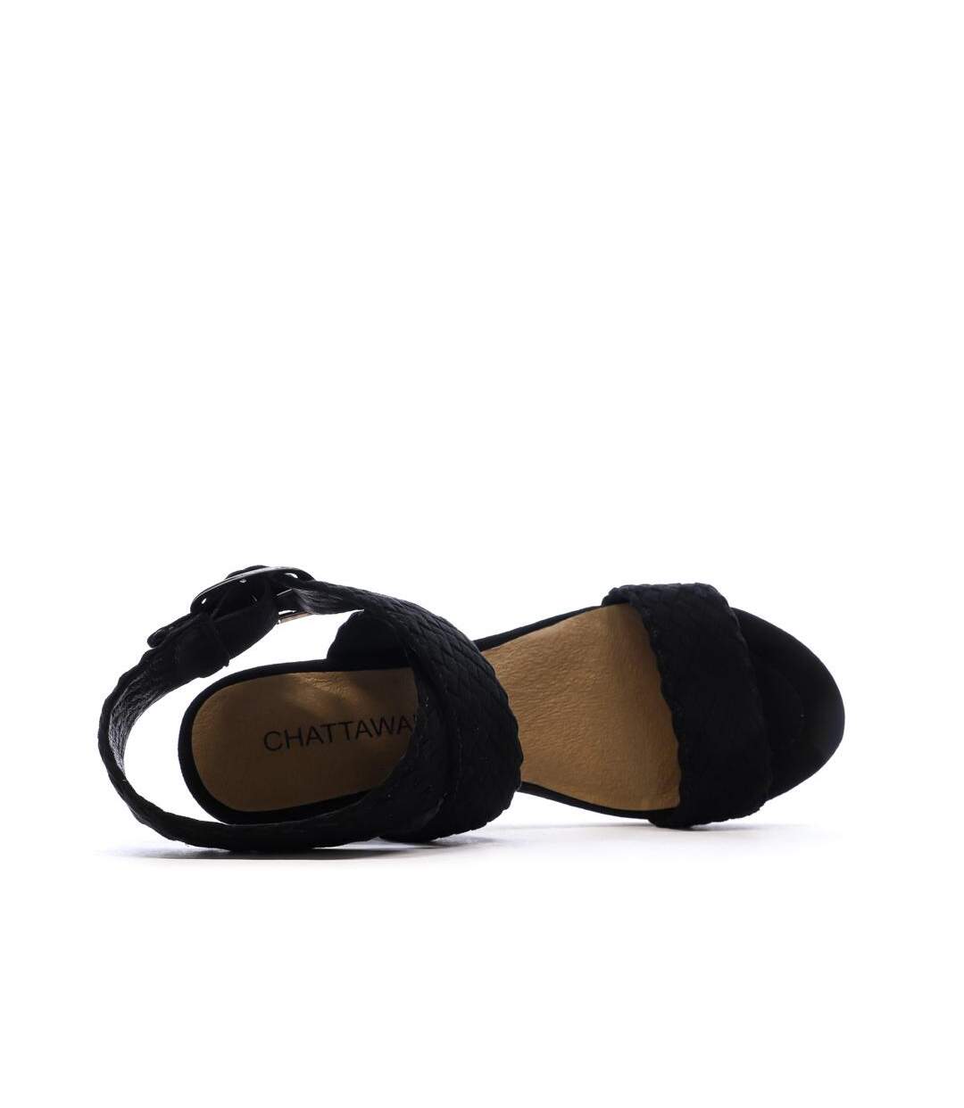 Sandales noires femme chattawak summer kira-4