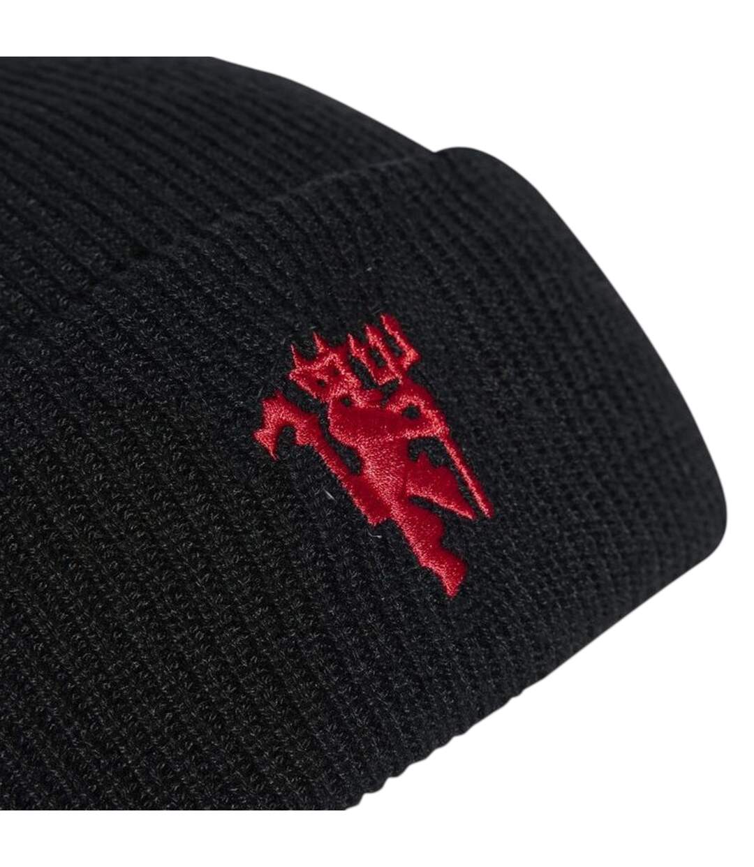 Bonnet Motif/style Manchester United Fc Adulte Noir Adidas-3