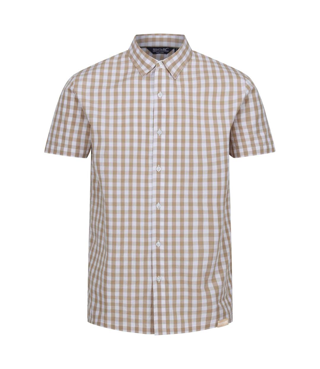 Chemise denmoor homme avoine / blanc Regatta-1