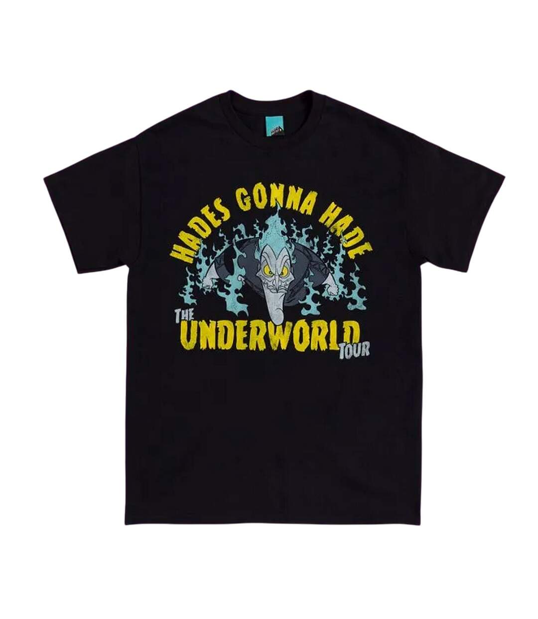 T-shirt Motif Hadès Underworld Tour Adulte Noir Hercules-2