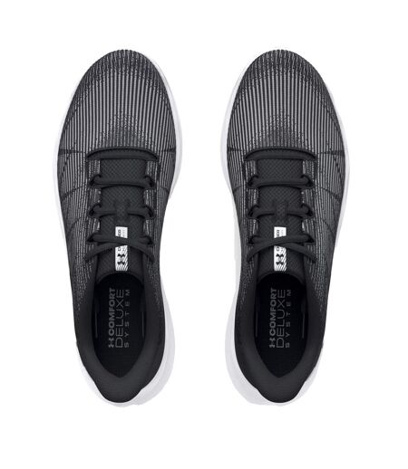 Mens charged speed swift trainers black/white Under Armour