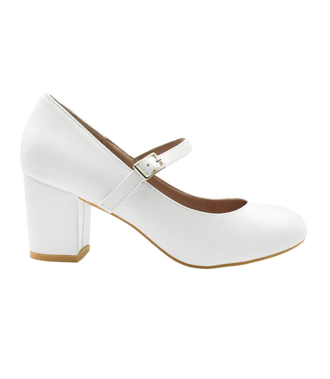 Chaussures mary jane araceli femme blanc Where´s That From-1