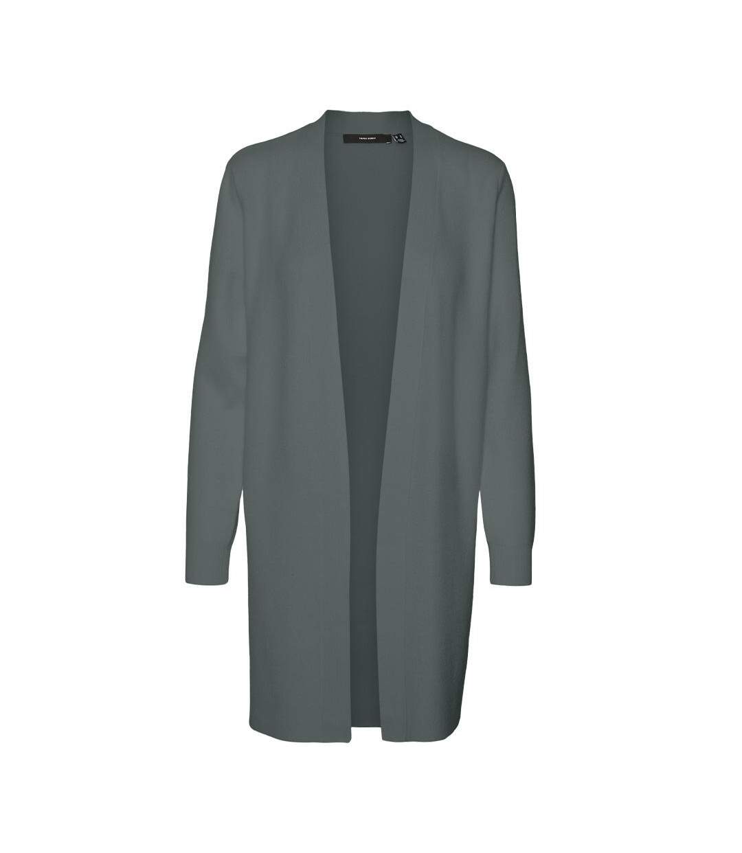 Gilet long vert femme vero moda nancy-1