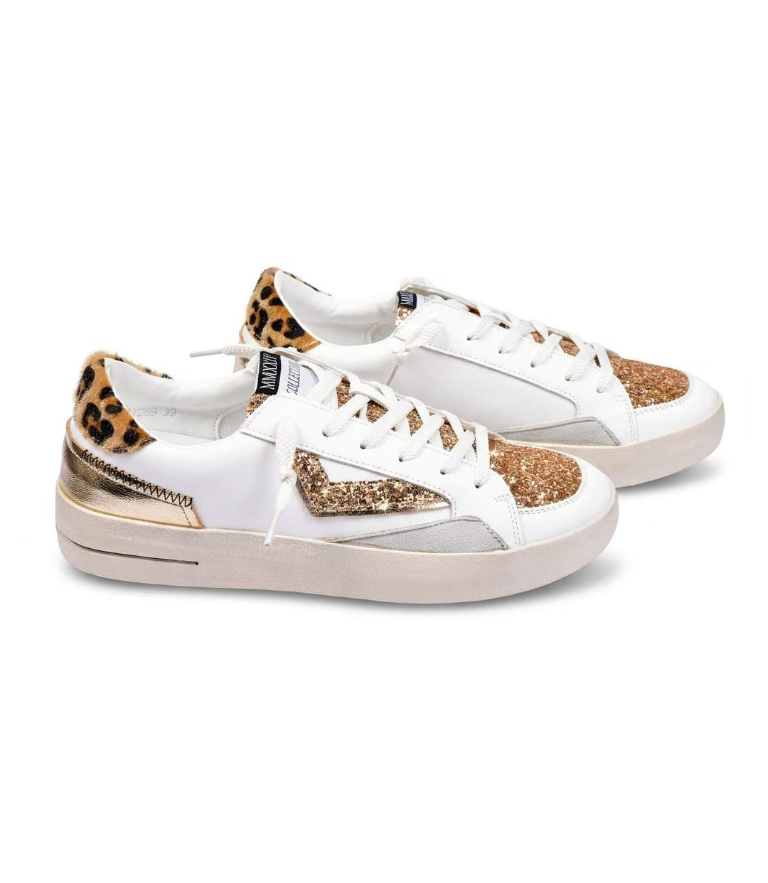 OZABI Sneakers Léopard Glitter Femme Plateforme MMXXIV 36-41-3