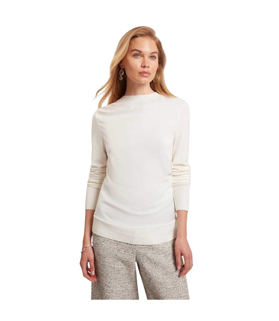 Sweat Femme Blanc Cassé Ted Baker-4