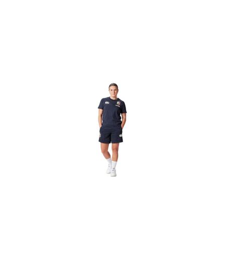 Womens/ladies 2024 British & Irish Lions Rugby T-shirt Dark Sapphire Canterbury