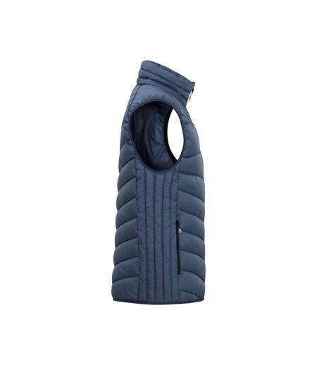 Mens Idaho Body Warmer Blue Fog Clique