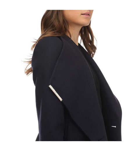 Manteau rose femme bleu marine Ted Baker