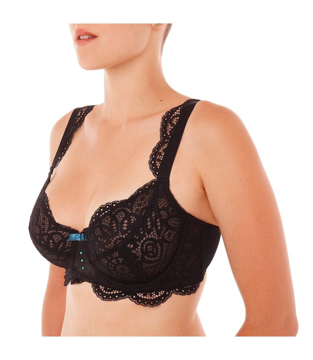 Soutien-gorge grand maintien noir Rivale