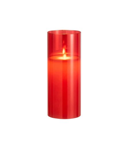 Paris Prix - Lampe à Poser Led brillante 25cm Rouge