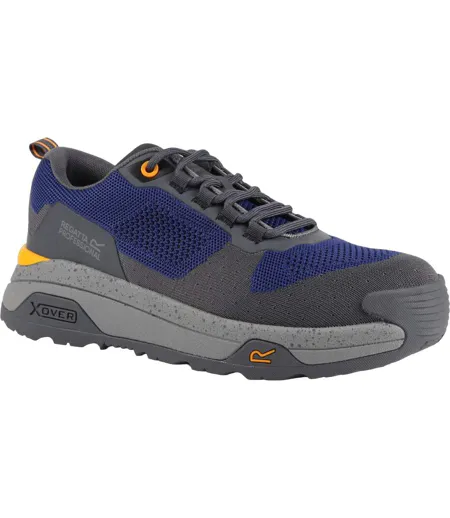 Chaussures De Sécurité Crossfort Homme Bleu Nuit Gris Foncé Regatta