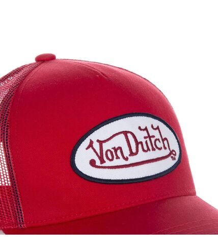 Casquette baseball filet Von Dutch Fresh Rouge