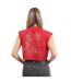 T-shirt Court Arrow Femme Rouge Off White-3