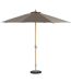 Parasol droit Rond Tinaei - Diam. 300 cm - Noisette-1