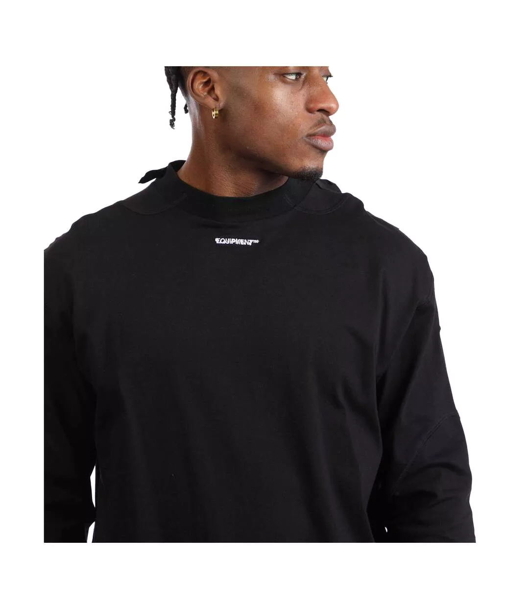 Mens Post Archive Faction Long-sleeved T-shirt Black Off White-4