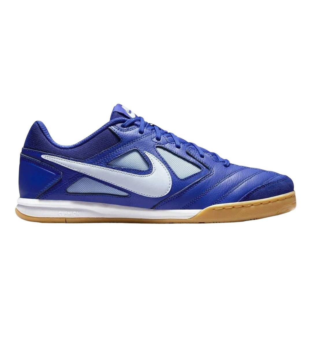 Mens Gato Classic Leather Indoor Football Shoes Blue Nike-1