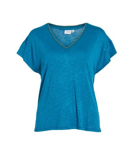 T-shirt Turquoise Femme Vila Noel - XS