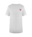 T-shirt Tous Les Jours Motif/style Signature Femme Blanc Love Moschino-1