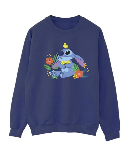 Disney Sweatshirt Lilo & Stitch Birds - Femmes/Ladies (Bleu marine) - UTBI22923