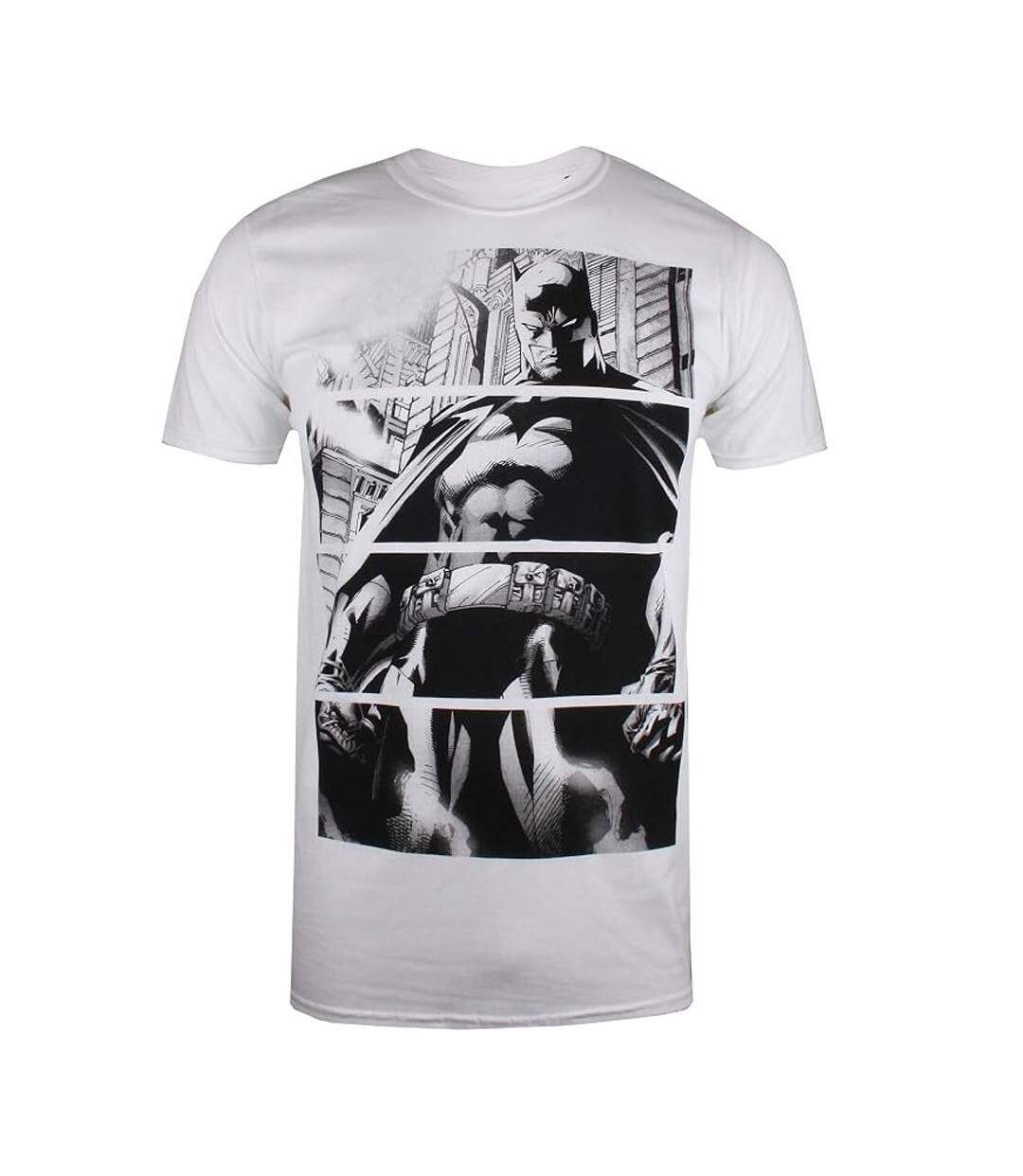 T-Shirt blanc homme comics  batman panels-2