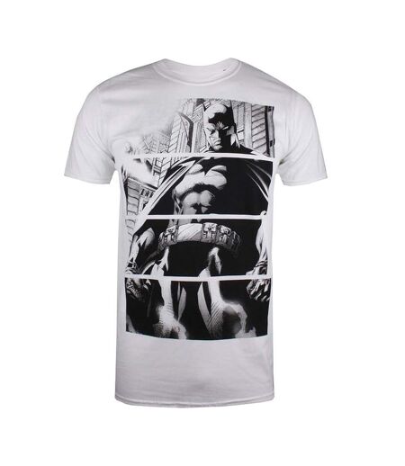 T-Shirt blanc homme comics  batman panels
