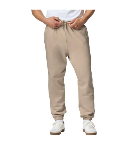 Unisex adult midweight jogging bottoms sand Gildan