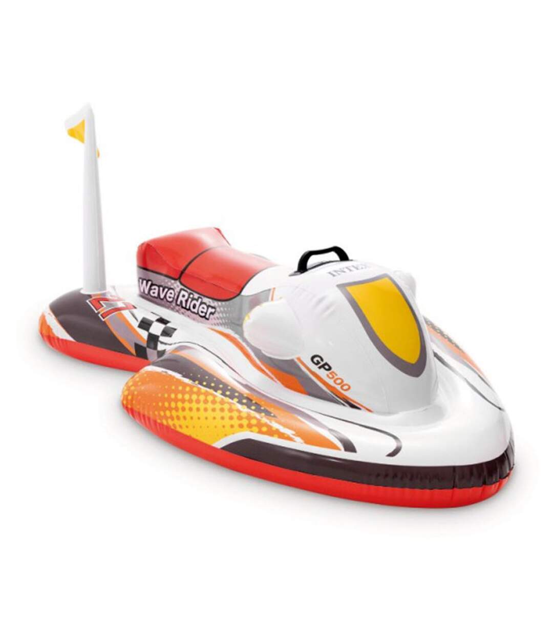 Bouée Gonflable Scooter 1 Place 117cm Rouge-1