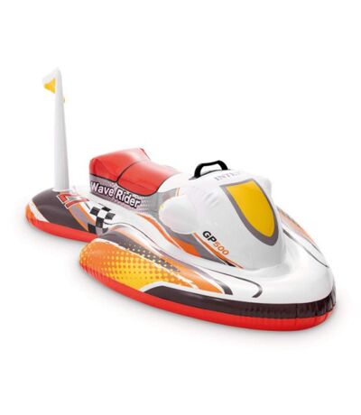 Bouée Gonflable Scooter 1 Place 117cm Rouge