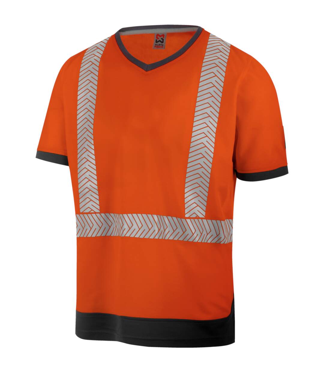 Tee-shirt de travail haute-visibilité orange fluo Würth MODYF-1