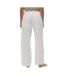 Pantalon Fluide Blanc Femme Vero Moda Mirina - L