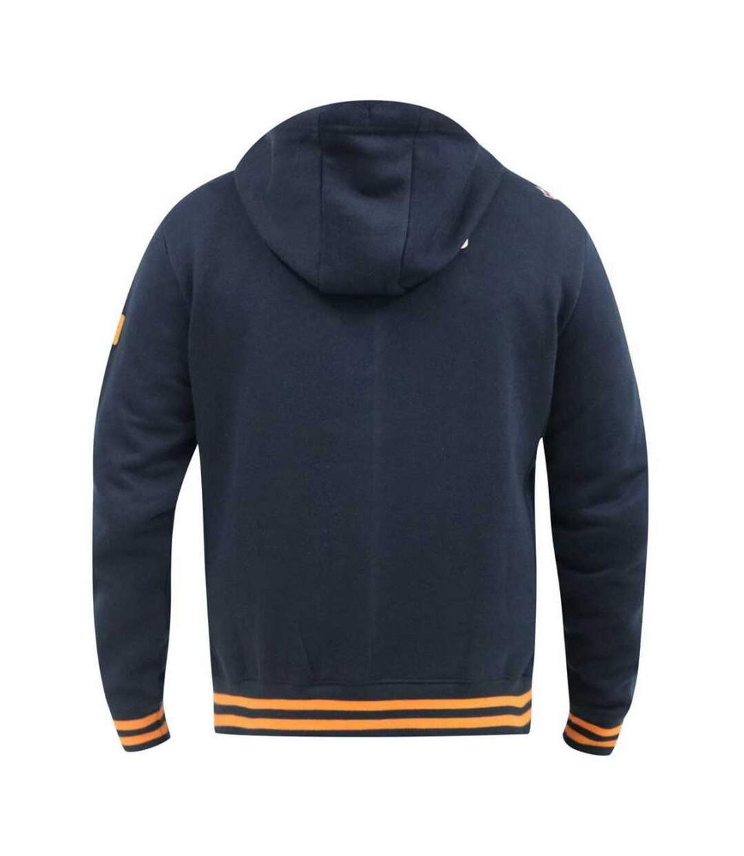 Mens D555 Flanders Kingsize Full Zip Hoodie Navy Duke-3
