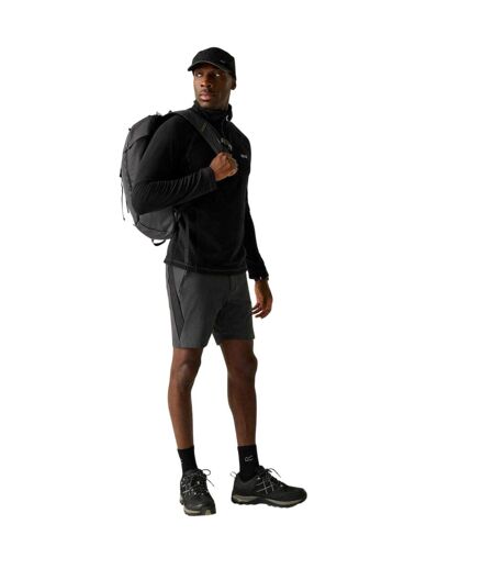 Mens Quarter Zip Fleece Top Black Regatta