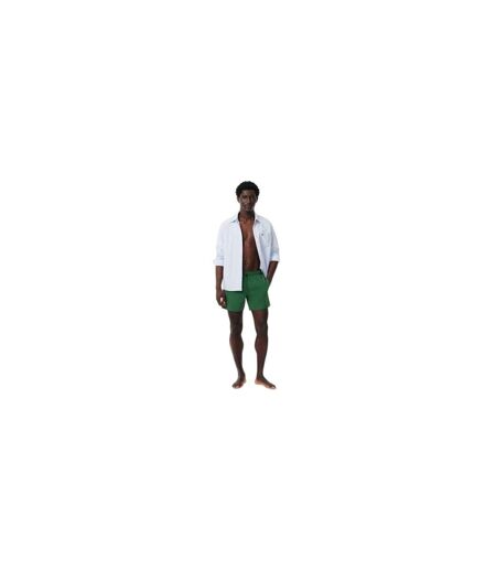 Mens Logo Swim Shorts Green Lacoste