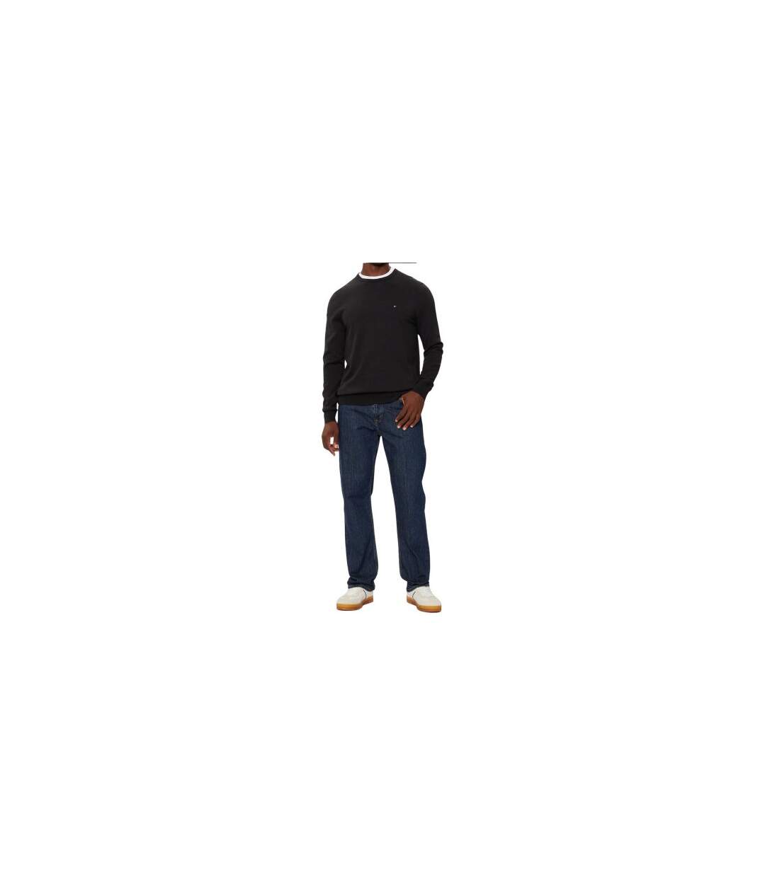Sweat Motif/style Logo Brodé Homme Noir Tommy Hilfiger-1