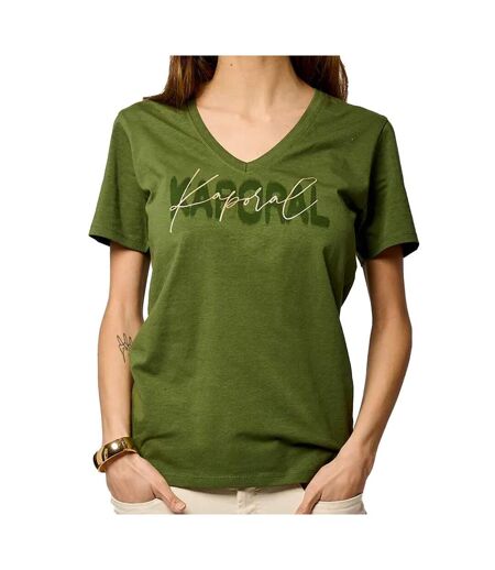 T-shirt Vert Femme Kaporal VASICE - L