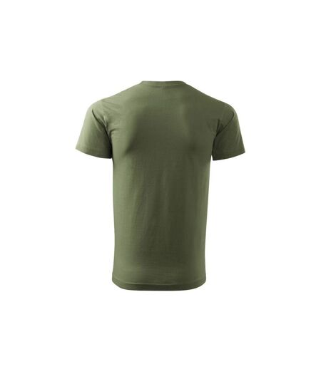 Unisex Adult Heavy T-shirt Khaki Green Adler