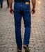CHALLENGER M759 — Jean 5 poches bleu denim stone : le confort extensible au quotidien-2