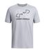 T-shirt Manches Courtes Foundation Updates Gl Homme Anthracite Noir Under Armour-1