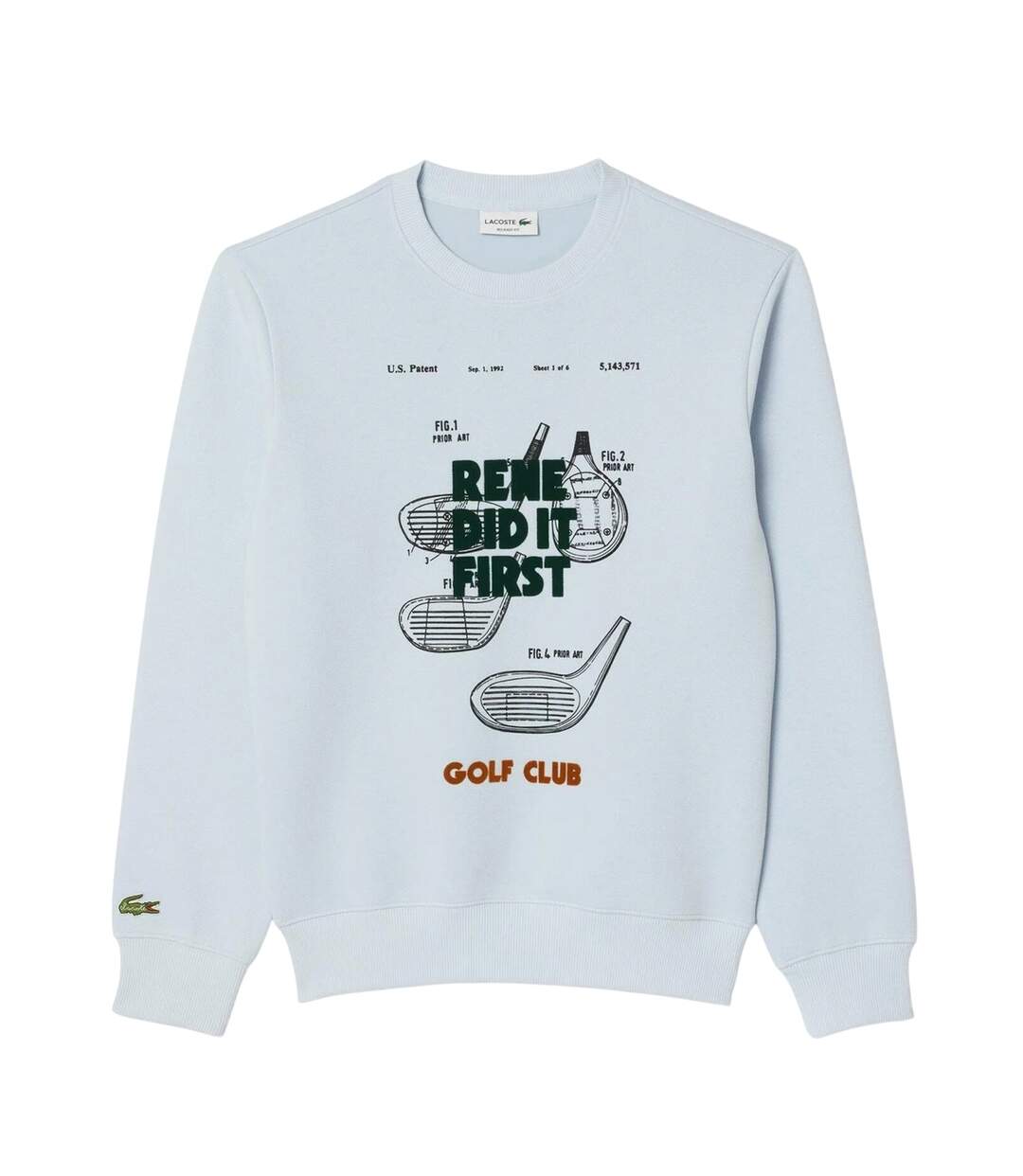 Sweat Motif/style Imprimé Homme Bleu Lacoste-1