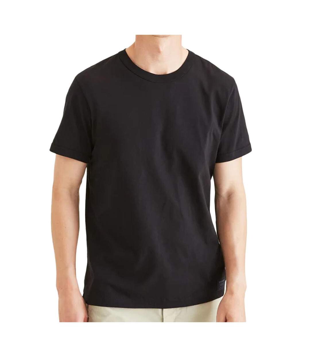 T-shirt Noir Homme Dockers Original - XS-1