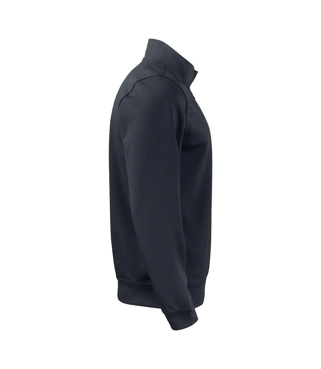 Unisex Adult Basic Active Quarter Zip Sweatshirt Black Clique-4