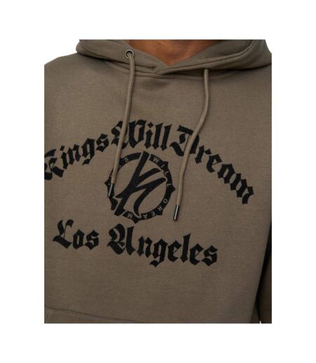 Mens Gothically Oversized Hoodie Olive Kings Will Dream
