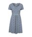 Womens/ladies Floral Uv Protection Dress Light Grey Mountain Warehouse-1