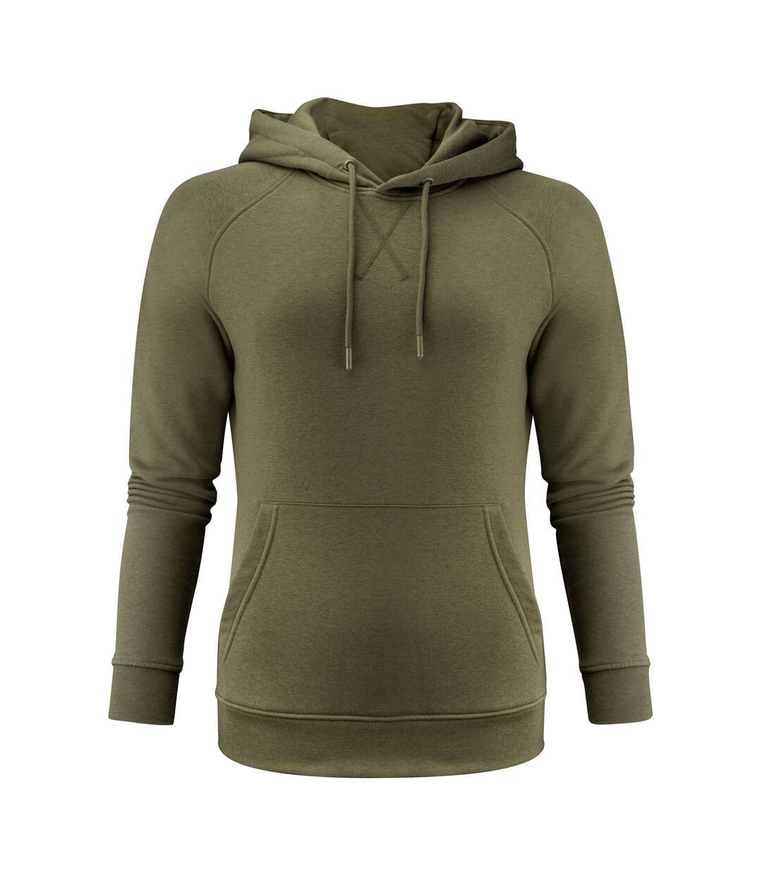 Womens/ladies Hardin Hoodie Grey Melange James Harvest-1